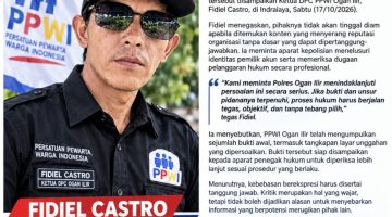 DPC PPWI Ogan Ilir Desak Polres Usut Akun Facebook Diduga Cemarkan Nama Baik Organisasi